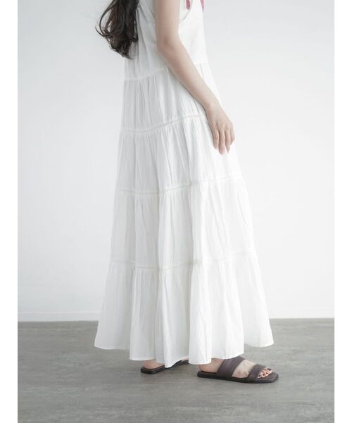 FIKA.(フィーカ)の「Tiered cami onepiece(ワンピース・レディース・オフホワイト・MEDIUM)」の21枚目の写真
