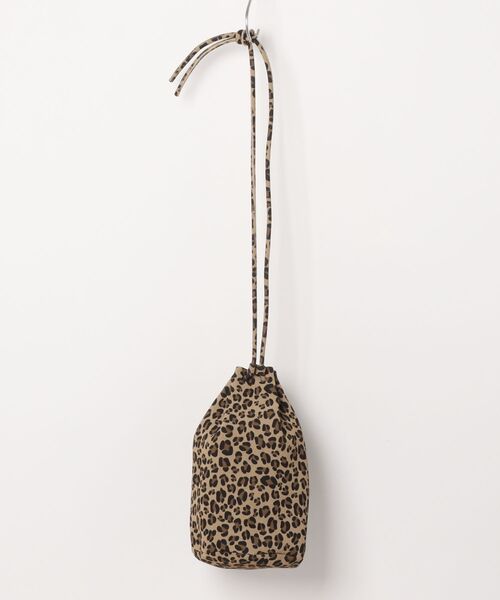 HASHIBAMI（ハシバミ）の「【HASHIBAMI】スエード レオパード ボンサックポシェット（ショルダーバッグ・レディース・レオパード・FREE）」の12枚目の写真