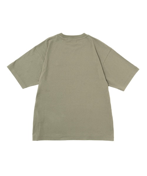 KANGOL(カンゴール)の「【EC別注】KANGOL カンゴール ブランド ワンポイント ロゴ 刺繍 ビッグシルエット 半袖 Tシャツ(Tシャツ/カットソー・メンズ・ブルーグレー/オフホワイト/ベージュ・L/XL/M)」の14枚目の写真