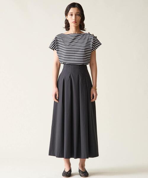 Tiara（ティアラ）の「ハイウエストタックフレアスカート（スカート・レディース・ブラック/チェック/ベージュ・3/2）」の18枚目の写真