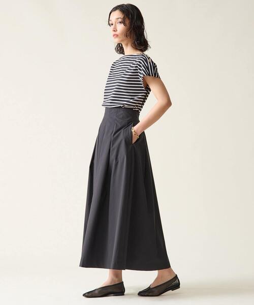 Tiara（ティアラ）の「ハイウエストタックフレアスカート（スカート・レディース・ブラック/チェック/ベージュ・3/2）」の20枚目の写真