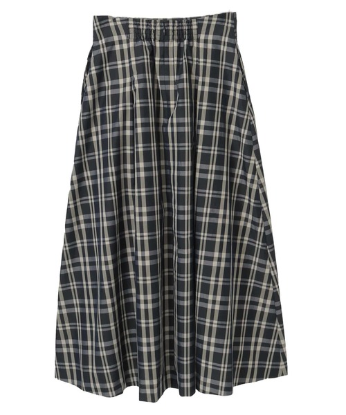 Tiara（ティアラ）の「ハイウエストタックフレアスカート（スカート・レディース・ブラック/チェック/ベージュ・3/2）」の13枚目の写真