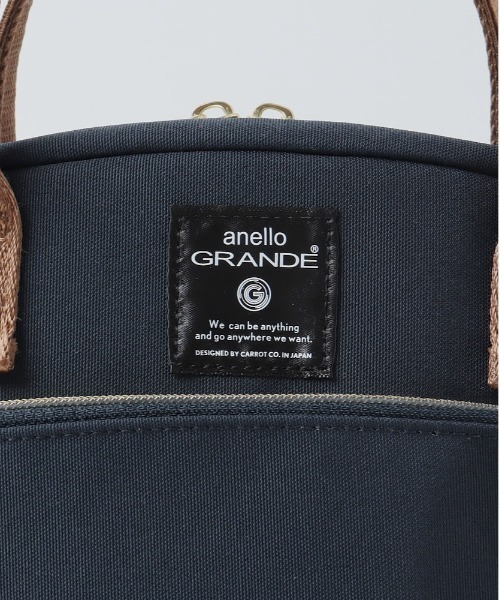 anello GRANDE(アネログランデ)の「anelloGRANDE マート 2WAYミニボストン(ボストンバッグ・レディース・ミント/ネイビー/ブラック/グレイッシュベージュ/グレー・FREE)」の18枚目の写真