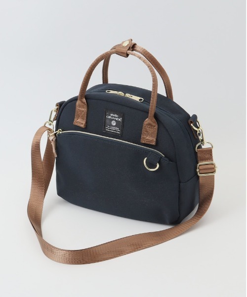 anello GRANDE(アネログランデ)の「anelloGRANDE マート 2WAYミニボストン(ボストンバッグ・レディース・ミント/ネイビー/ブラック/グレイッシュベージュ/グレー・FREE)」の19枚目の写真