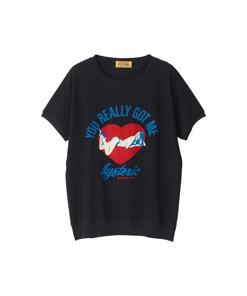 HYSTERIC MYSTERIC GROUPS Tシャツ フリーサイズ MUSIC LOVER Tシャツ（Tシャツ/カットソー）｜HYSTERIC GLAMOUR
