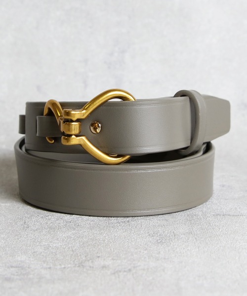 8(eight)(エイト)の「レザーフックベルト(ベルト・メンズ・ダークブラウン/ブルー系その他/スモークグレー/ライトベージュ/ブラウン/オレンジ/モカ/ブラック/スモークピンク・FREE)」の3枚目の写真