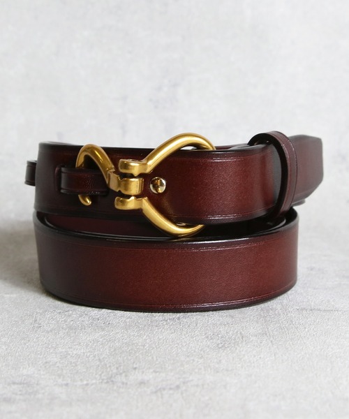 8(eight)(エイト)の「レザーフックベルト(ベルト・メンズ・ダークブラウン/ブルー系その他/スモークグレー/ライトベージュ/ブラウン/オレンジ/モカ/ブラック/スモークピンク・FREE)」の4枚目の写真