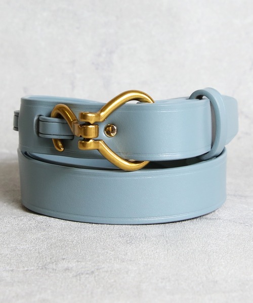 8(eight)(エイト)の「レザーフックベルト(ベルト・メンズ・ダークブラウン/ブルー系その他/スモークグレー/ライトベージュ/ブラウン/オレンジ/モカ/ブラック/スモークピンク・FREE)」の7枚目の写真