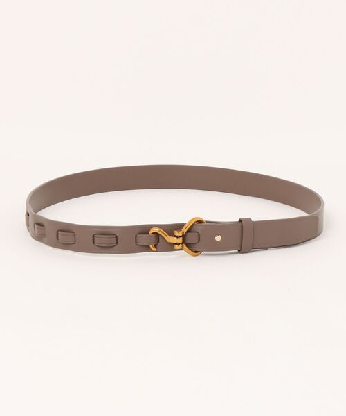 8(eight)(エイト)の「レザーフックベルト(ベルト・メンズ・ダークブラウン/ブルー系その他/スモークグレー/ライトベージュ/ブラウン/オレンジ/モカ/ブラック/スモークピンク・FREE)」の5枚目の写真