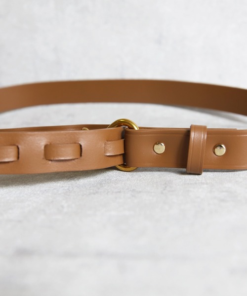 8(eight)(エイト)の「レザーフックベルト(ベルト・メンズ・ダークブラウン/ブルー系その他/スモークグレー/ライトベージュ/ブラウン/オレンジ/モカ/ブラック/スモークピンク・FREE)」の14枚目の写真