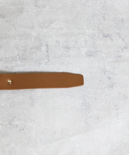 8(eight)(エイト)の「レザーフックベルト(ベルト・メンズ・ダークブラウン/ブルー系その他/スモークグレー/ライトベージュ/ブラウン/オレンジ/モカ/ブラック/スモークピンク・FREE)」の16枚目の写真