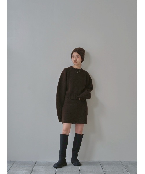 最安の中古 TODAYFUL Layered Knit Skirt 新品 ブラック 【公式通販】