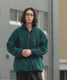 WILD THINGS/ワイルドシングス GRID FLEECE PULLOVER フリース
