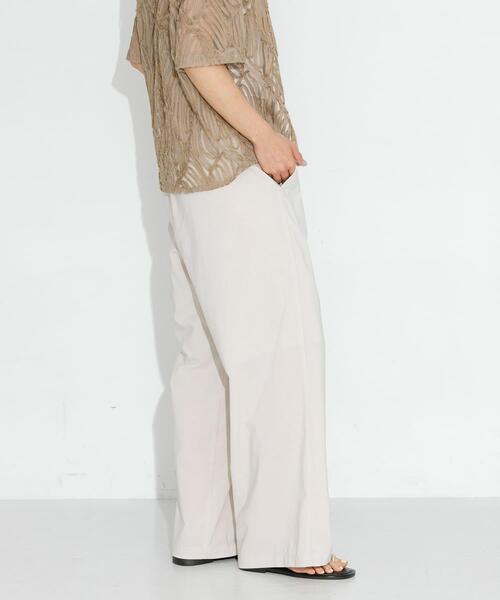 URBAN RESEARCH Sonny Label（アーバンリサーチサニーレーベル）の「機能素材イージーワイドパンツ（その他パンツ・レディース・アイボリー/グレー/チャコールグレー・36/38）」の15枚目の写真