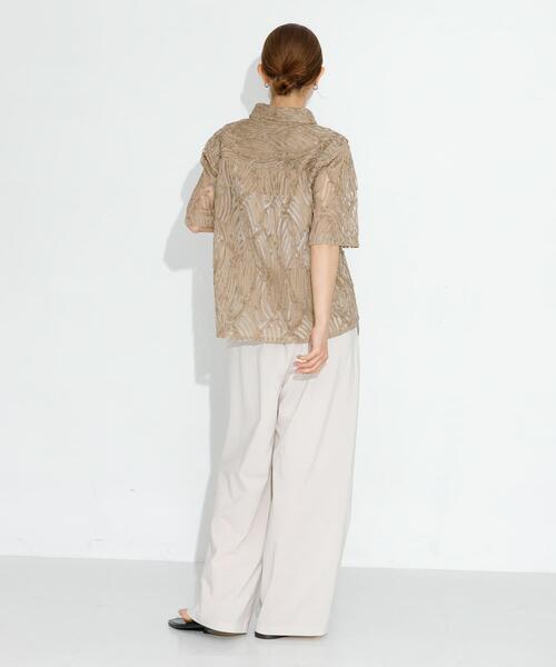 URBAN RESEARCH Sonny Label（アーバンリサーチサニーレーベル）の「機能素材イージーワイドパンツ（その他パンツ・レディース・アイボリー/グレー/チャコールグレー・36/38）」の13枚目の写真