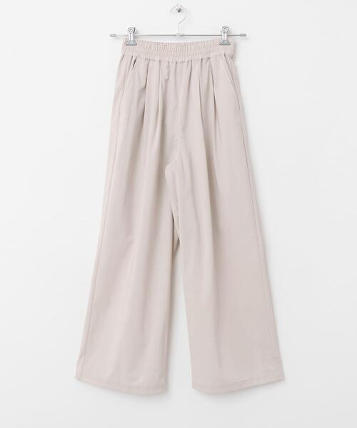 URBAN RESEARCH Sonny Label（アーバンリサーチサニーレーベル）の「機能素材イージーワイドパンツ（その他パンツ・レディース・アイボリー/グレー/チャコールグレー・36/38）」の12枚目の写真