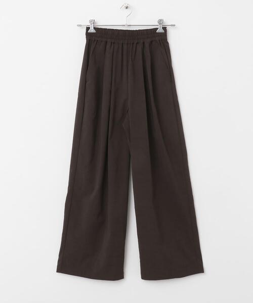 URBAN RESEARCH Sonny Label（アーバンリサーチサニーレーベル）の「機能素材イージーワイドパンツ（その他パンツ・レディース・アイボリー/グレー/チャコールグレー・36/38）」の22枚目の写真