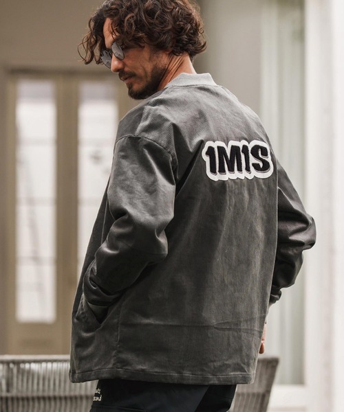 1minute 1second(ワンミニットワンセカンド)の「mj10861-corduroy blouson with 1M1S big patch コーデュロイブルゾン(ブルゾン・メンズ・ブラック/グレー・S/M/L/XL)」の14枚目の写真