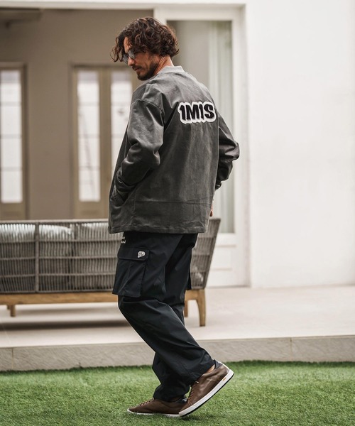 1minute 1second(ワンミニットワンセカンド)の「mj10861-corduroy blouson with 1M1S big patch コーデュロイブルゾン(ブルゾン・メンズ・ブラック/グレー・S/M/L/XL)」の16枚目の写真