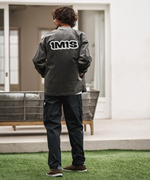 1minute 1second(ワンミニットワンセカンド)の「mj10861-corduroy blouson with 1M1S big patch コーデュロイブルゾン(ブルゾン・メンズ・ブラック/グレー・S/M/L/XL)」の17枚目の写真