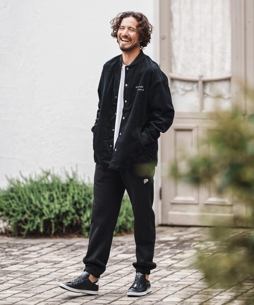 1minute 1second(ワンミニットワンセカンド)の「mj10861-corduroy blouson with 1M1S big patch コーデュロイブルゾン(ブルゾン・メンズ・ブラック/グレー・S/M/L/XL)」の22枚目の写真