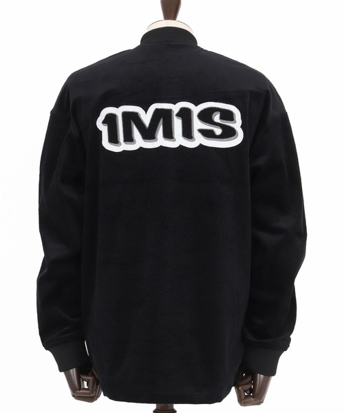 1minute 1second(ワンミニットワンセカンド)の「mj10861-corduroy blouson with 1M1S big patch コーデュロイブルゾン(ブルゾン・メンズ・ブラック/グレー・S/M/L/XL)」の3枚目の写真