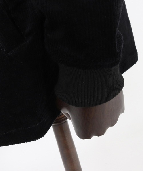 1minute 1second(ワンミニットワンセカンド)の「mj10861-corduroy blouson with 1M1S big patch コーデュロイブルゾン(ブルゾン・メンズ・ブラック/グレー・S/M/L/XL)」の8枚目の写真