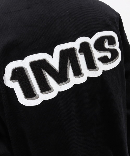 1minute 1second(ワンミニットワンセカンド)の「mj10861-corduroy blouson with 1M1S big patch コーデュロイブルゾン(ブルゾン・メンズ・ブラック/グレー・S/M/L/XL)」の9枚目の写真