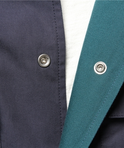 Umit Benan / ブルゾン/48/--/BRW/チェック umit benan（ウミットベナン）の「UMIT BENAN バイカラーブルゾン