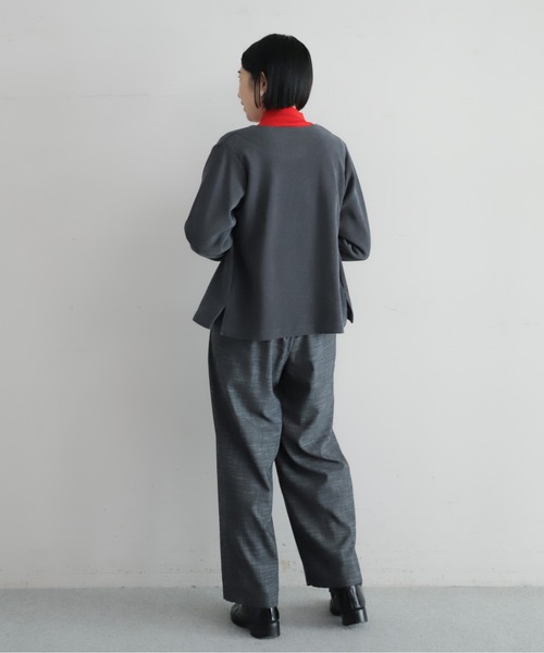 ノンブルアンペール　ジャケット 予約】カットコーデュロイ ノーカラージャケット | NOMBRE IMPAIR