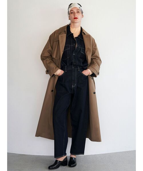 ✴︎ELENDEEK エレンディー ク　バッグフォルムデニムジャケット✴︎ 新品 ELENDEEK（エレンディーク）の「ワンウォッシュデニムジャケット