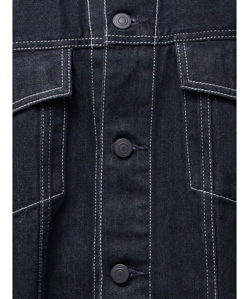ELENDEEK(エレンディーク)の「ワンウォッシュデニムジャケット(デニムジャケット・レディース・インディゴブルー・FREE)」の21枚目の写真
