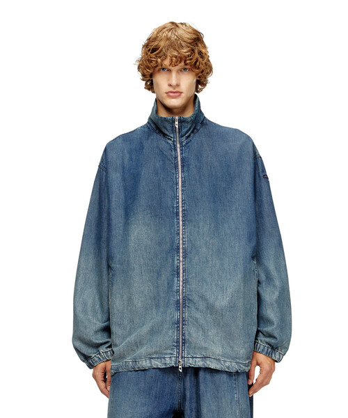DIESEL（ディーゼル）の「メンズ デニムブルゾン D-KRAP-S6（デニムジャケット・メンズ・インディゴブルー・X-SMALL/MEDIUM/LARGE/SMALL/X-LARGE/XX-LARGE）」の5枚目の写真
