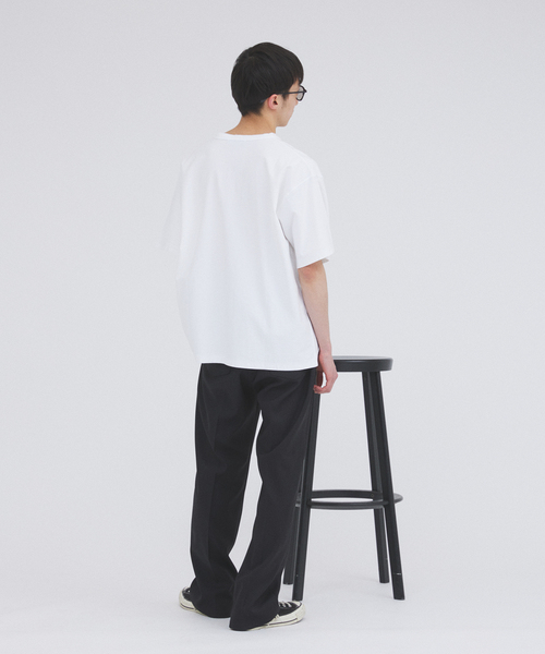 JOURNAL STANDARD(ジャーナルスタンダード)の「OE バック ジャージー ピグメント ヘンリーネック Tシャツ(Tシャツ/カットソー・メンズ・ブラック/サックスブルー/ホワイト/ベージュ系その他・MEDIUM/LARGE)」の9枚目の写真