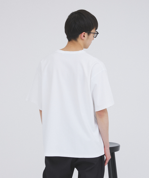 JOURNAL STANDARD(ジャーナルスタンダード)の「OE バック ジャージー ピグメント ヘンリーネック Tシャツ(Tシャツ/カットソー・メンズ・ブラック/サックスブルー/ホワイト/ベージュ系その他・MEDIUM/LARGE)」の13枚目の写真