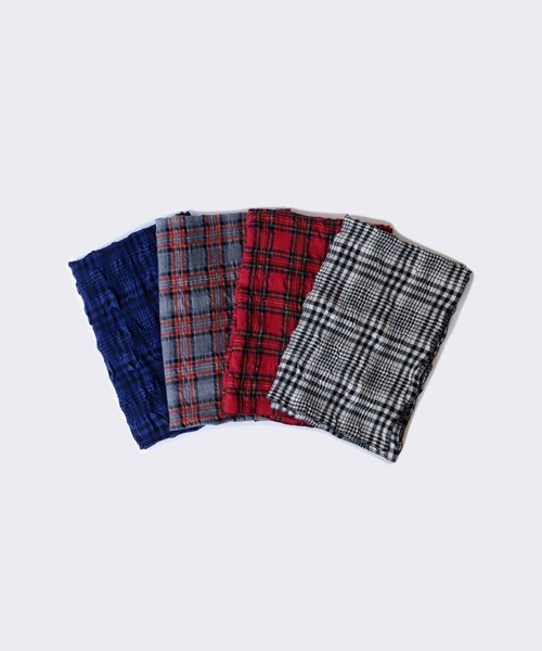 prit] ウールコットンチェック ストール（マフラー）｜prit（プリット