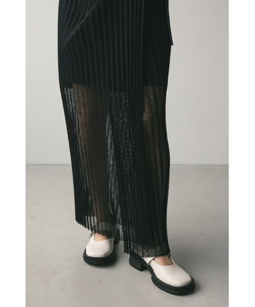 STYLEMIXER(スタイルミキサー)の「プリーツラップセットシャツワンピース(ワンピース・レディース・ネイビー/ホワイト・FREE)」の4枚目の写真