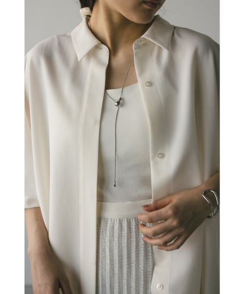 STYLEMIXER(スタイルミキサー)の「プリーツラップセットシャツワンピース(ワンピース・レディース・ネイビー/ホワイト・FREE)」の21枚目の写真