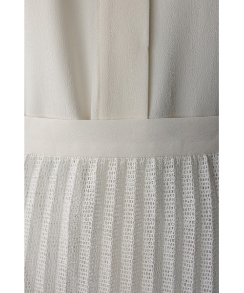 STYLEMIXER(スタイルミキサー)の「プリーツラップセットシャツワンピース(ワンピース・レディース・ネイビー/ホワイト・FREE)」の14枚目の写真