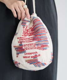 PEXWEAR（ペックスウェアー）の「JACQUARD DRAW STRING BAG/ジャガードドローストリングバッグ（ハンドバッグ）」