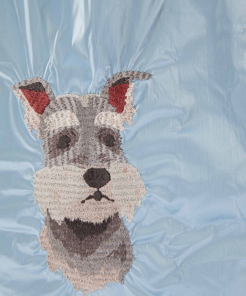 Casselini（キャセリーニ）の「Casselini(キャセリーニ)ナイロンエンブロイダリートート（トートバッグ・レディース・シルバー/ブルー/ブラック・FREE）」の15枚目の写真