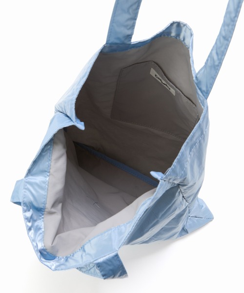 Casselini（キャセリーニ）の「Casselini(キャセリーニ)ナイロンエンブロイダリートート（トートバッグ・レディース・シルバー/ブルー/ブラック・FREE）」の14枚目の写真