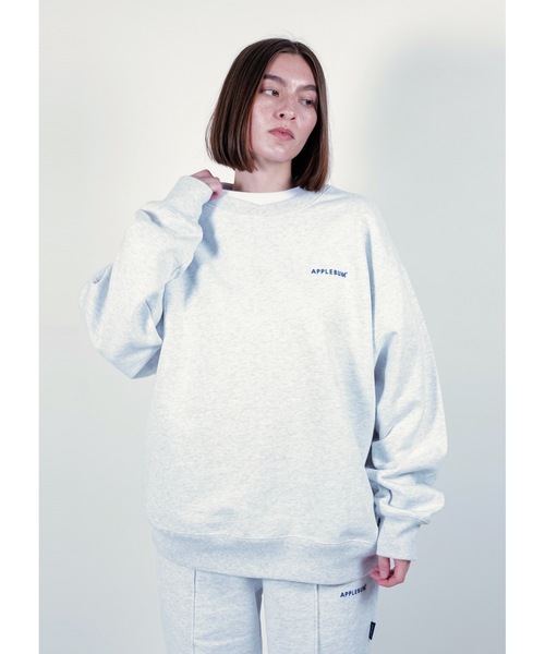 APPLEBUM（アップルバム）の「Logo Crew Sweat（スウェット・メンズ・ネイビー/ブラック/アッシュグレー・XX-LARGE/X-LARGE/LARGE/MEDIUM）」の6枚目の写真