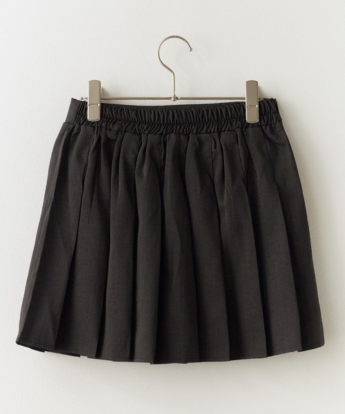 BLANK　（ブランク）の「Box Pleated Skirt / ボックスプリーツスカート（スカート・レディース・グレー/カーキ/ホワイト/ブラック・FREE）」の9枚目の写真