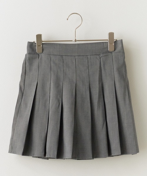 BLANK　（ブランク）の「Box Pleated Skirt / ボックスプリーツスカート（スカート・レディース・グレー/カーキ/ホワイト/ブラック・FREE）」の13枚目の写真