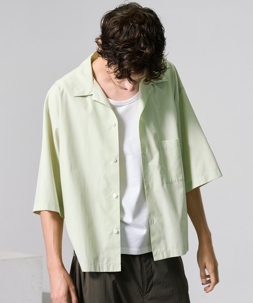 コットンオープンカラーリラックスシャツ（シャツ/ブラウス）｜PUBLIC