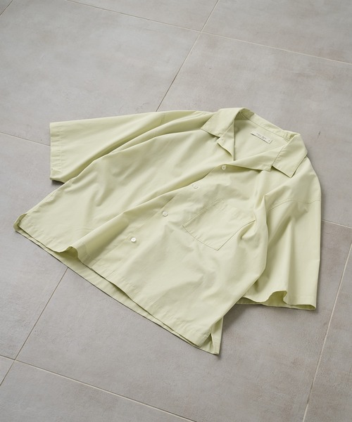 コットンオープンカラーリラックスシャツ（シャツ/ブラウス）｜PUBLIC