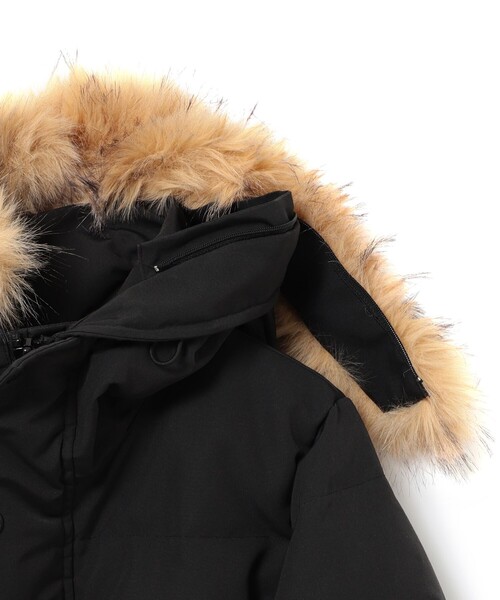 DANTON（ダントン）の「【WEB限定】DANTON / FAKE FUR HOODED DOWN COAT（ダウンジャケット/コート・レディース・ブラック・SMALL/MEDIUM）」の17枚目の写真