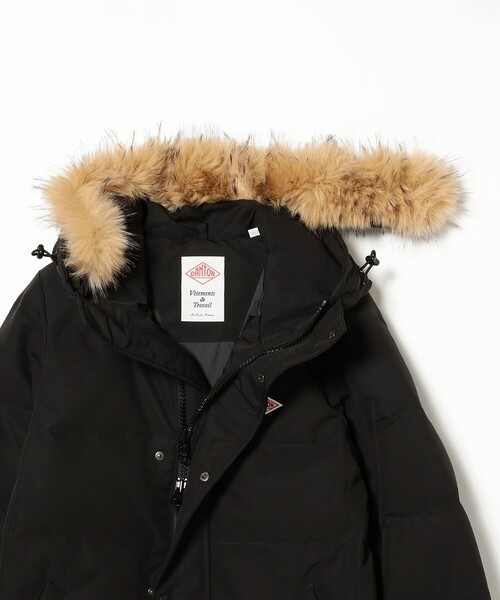 DANTON（ダントン）の「【WEB限定】DANTON / FAKE FUR HOODED DOWN COAT（ダウンジャケット/コート・レディース・ブラック・SMALL/MEDIUM）」の10枚目の写真
