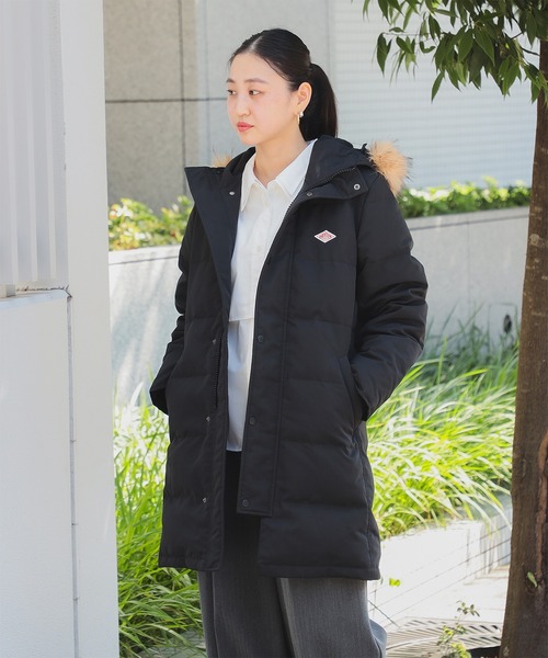 ダントン ダウン WEB限定】DANTON / FAKE FUR HOODED DOWN COAT（ダウンジャケット